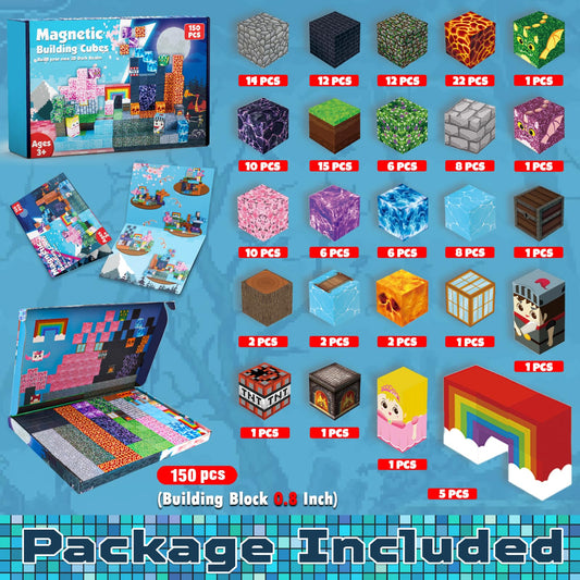 GraceDuck magnetic cubes in 18 colors promote color recognition and creative construction