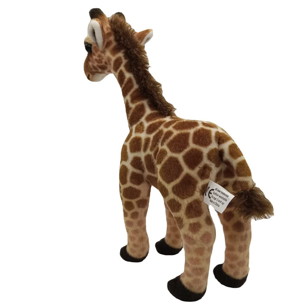 GracesDawn brown giraffe doll dimensions are 13.3 x 3.5 x 12.5 inches.