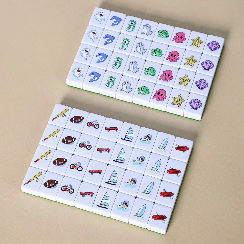 GRACIAS mahjong tiles pattern 03 for relaxed evenings with friends
