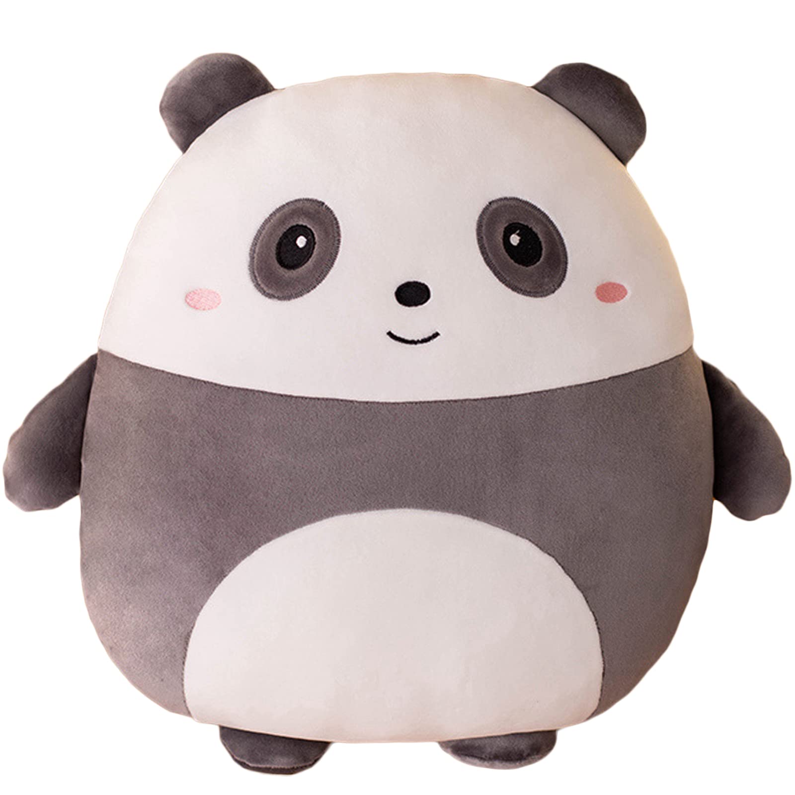 Grafingy panda plush pillow 16 inch close-up shows ultra-soft fur for cozy hugs