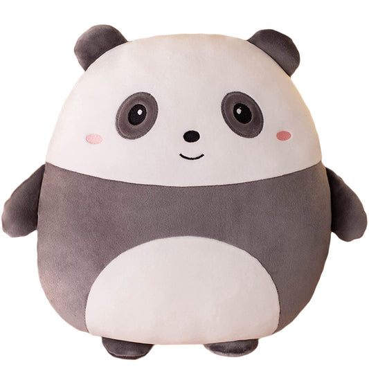 Grafingy panda plush pillow 16 inch close-up shows ultra-soft fur for cozy hugs