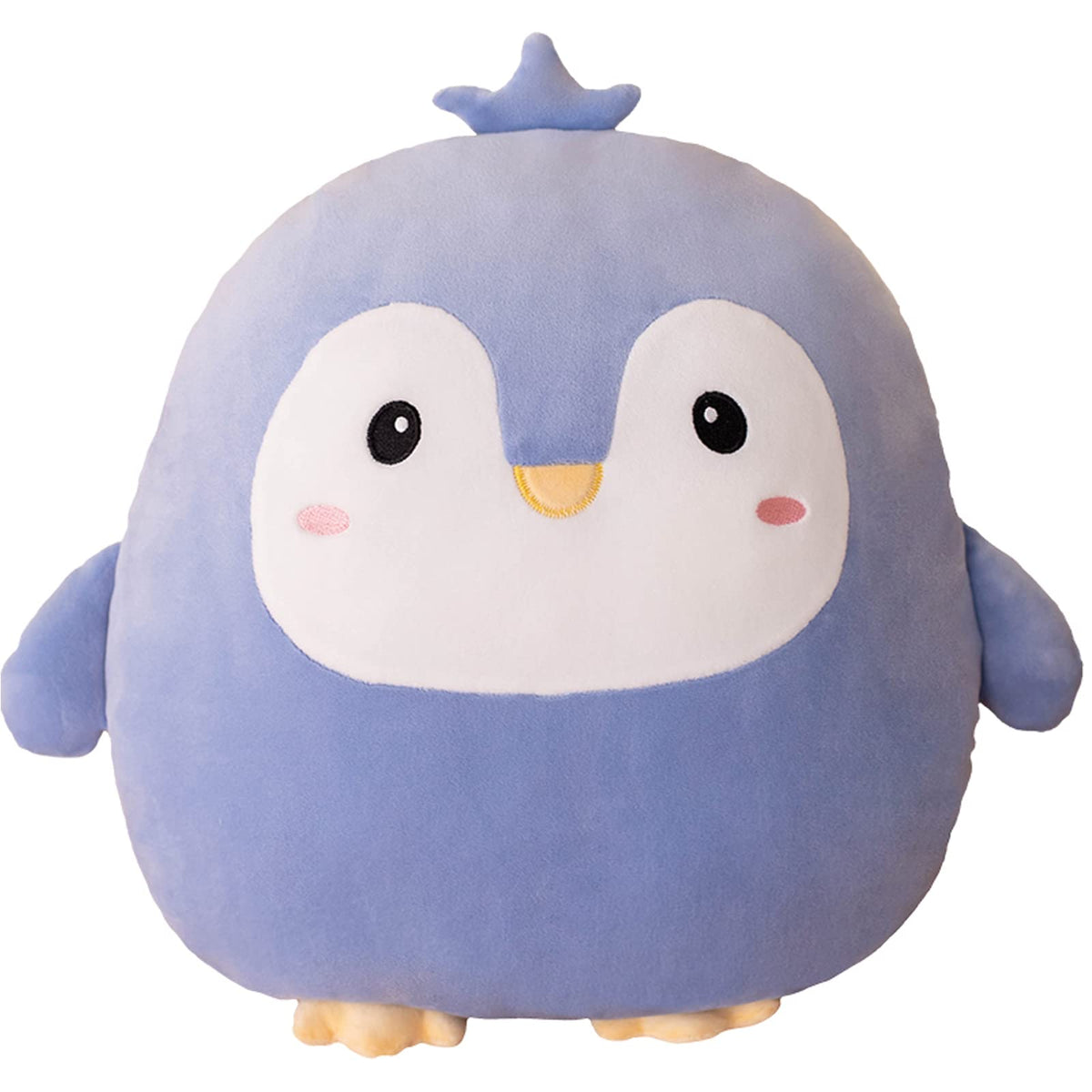 Grafingy Penguin Plush Pillow front view, a 16-inch cuddly companion for lounge and play.