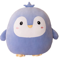 Grafingy Penguin Plush Pillow front view, a 16-inch cuddly companion for lounge and play.