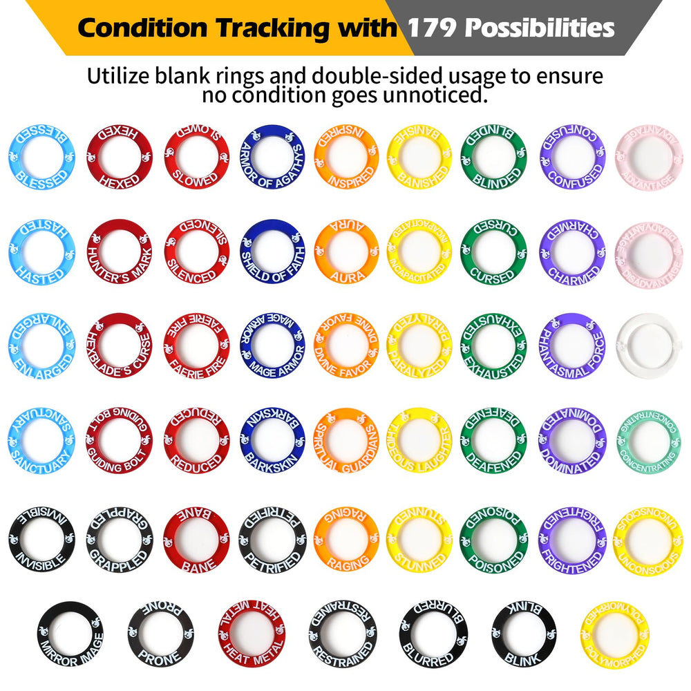 Customizable blank Grajar ring back for jotting HP and notes.