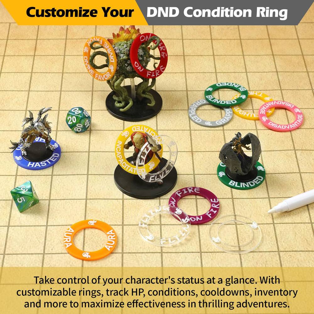 Draconic tome storage box by Grajar keeping rings organized with labeled slots.