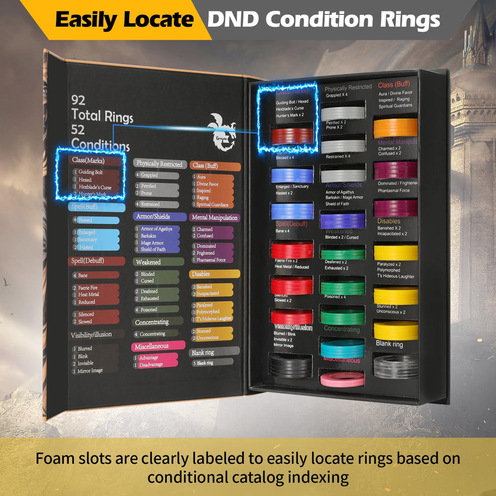 High-contrast Grajar markers enhance visibility for all players.