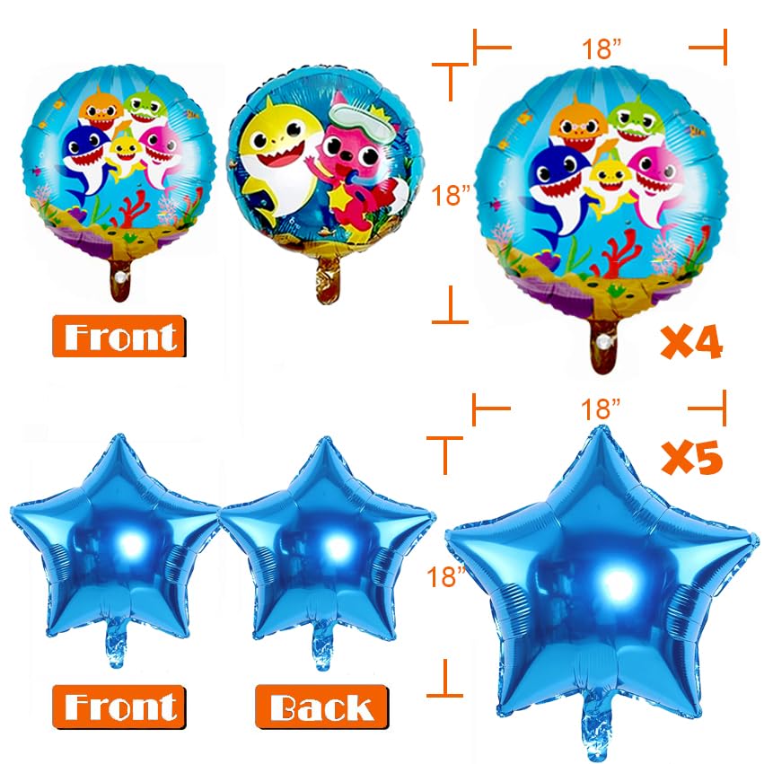 GRAME ocean theme balloons set a vibrant backdrop for parties.
