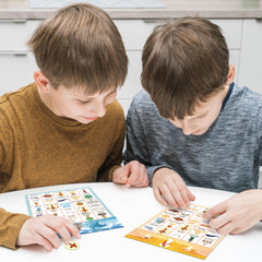 GRANDLMOON Bible Bingo supports reading, matching, and cognitive play.