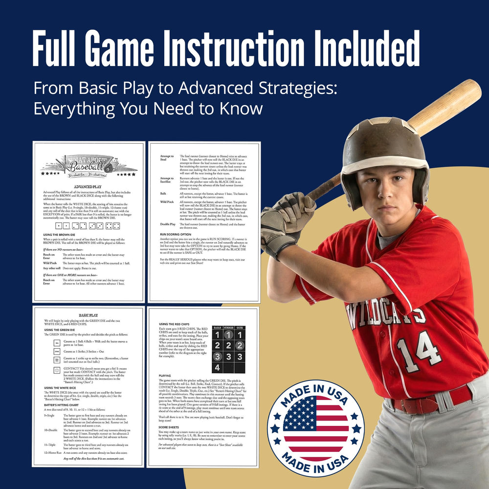 Grandma Smiley's What About Baseball Board Game packaging highlights quality and care.