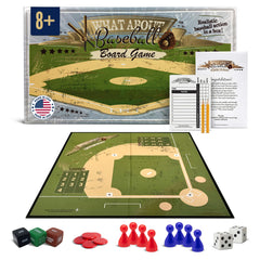 Grandma Smiley's What About Baseball Board Game indoors-friendly fun for everyone.