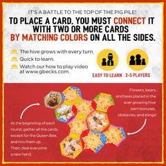 Bees and flowers cards creating dynamic tile interactions