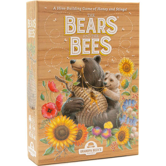 Grandpa Beck's Bears and Bees box on table inviting family play