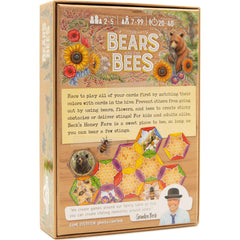 Bears and Bees tiles spread across table during play