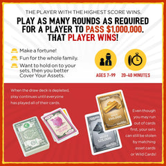 Grandpa Beck's Games Cover Your Assets 2-6 players ideal for game night