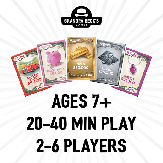 Grandpa Beck's Games Cover Your Assets asset piles display dramatic stacks
