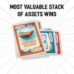 Grandpa Beck's Games Cover Your Assets card draw moment during play
