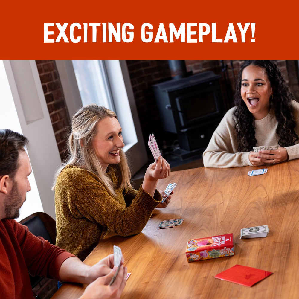 Grandpa Beck's Games Cover Your Assets competitive play among siblings and friends