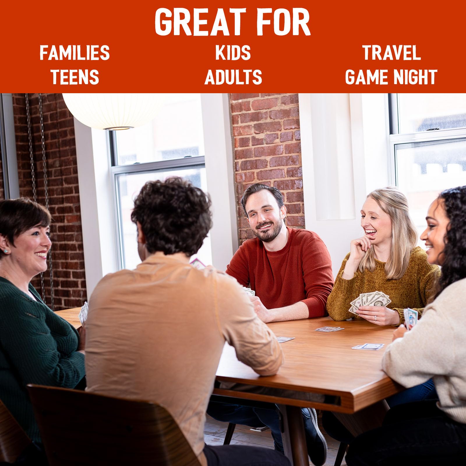 Grandpa Beck's Games Cover Your Assets in-hand cards ready for decisions