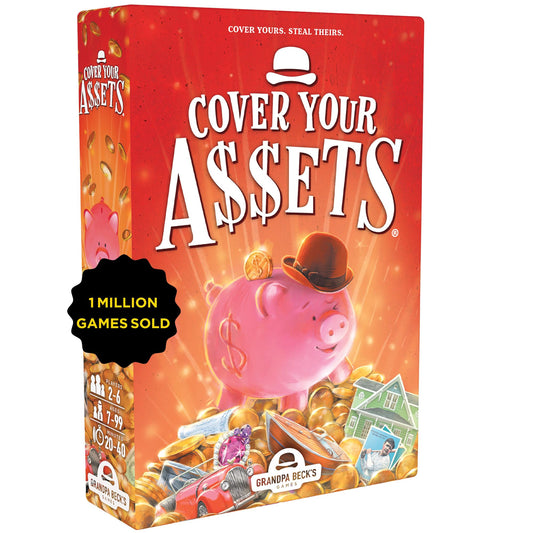 Grandpa Beck's Games Cover Your Assets turn action for fast rounds