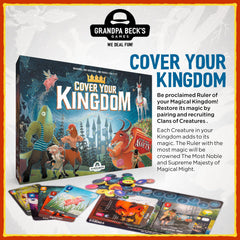 Grandpa Beck's Cover Your Kingdom dice add tension and strategy to rounds.