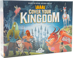 Grandpa Beck's Cover Your Kingdom game board setup for a lively game night.