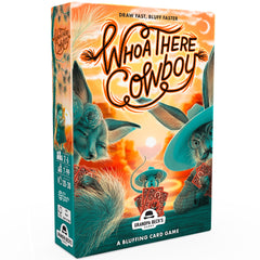 Grandpa Beck's Whoa There Cowboy cards in play for a bluffing round.