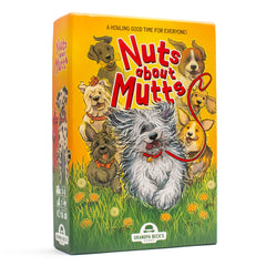 Grandpa Beck's Nuts About Mutts cards spread for quick family play