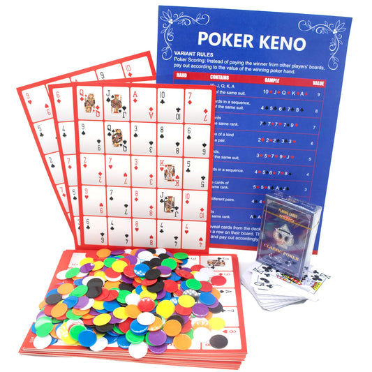 Grandsail Pokeno boards double-sided for flexible layouts and quick setup.