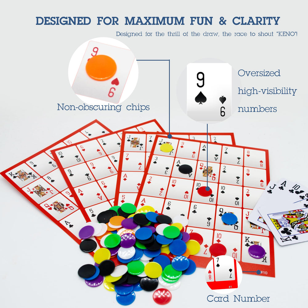 Grandsail Pokeno waterproof cards deck A designed for durable play.