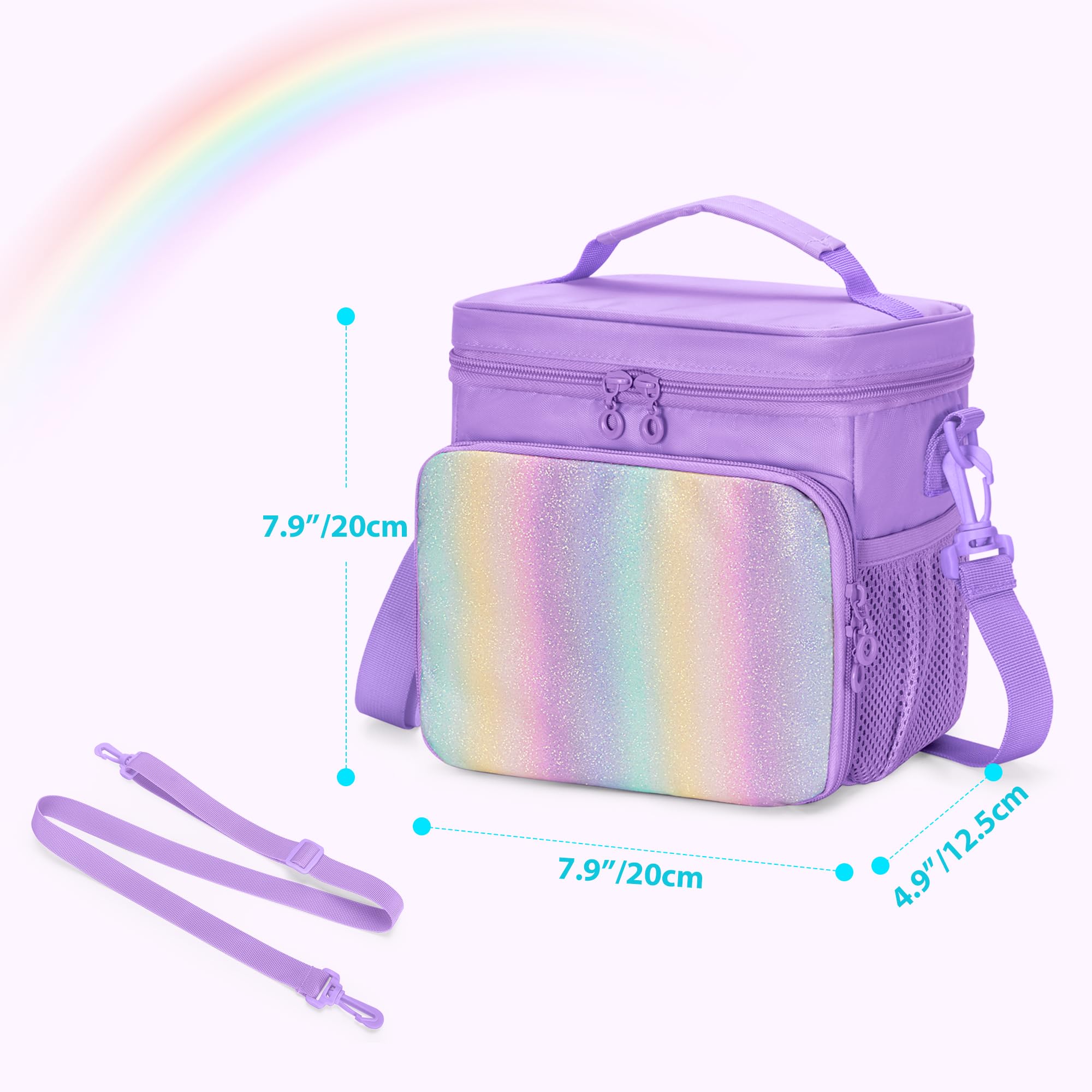 GRAOSO handle and detachable strap enable easy carrying.