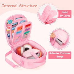 GRAOSO case card slots organize up to 30 cards for quick selection.