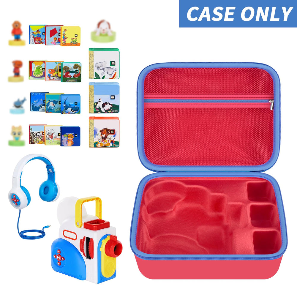 Grapsa case open inside shows organized compartments for story sets.