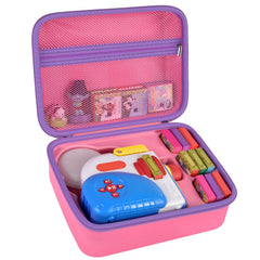 Grapsa Little Tikes Story Dream Case pink, closed, protecting books and toys on the go.