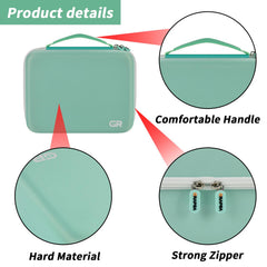 Grapsa reinforced leather handle offers comfortable, secure transport for the Little Tikes box.