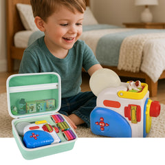 Grapsa tots storage keeps books and characters organized for quick storytime.