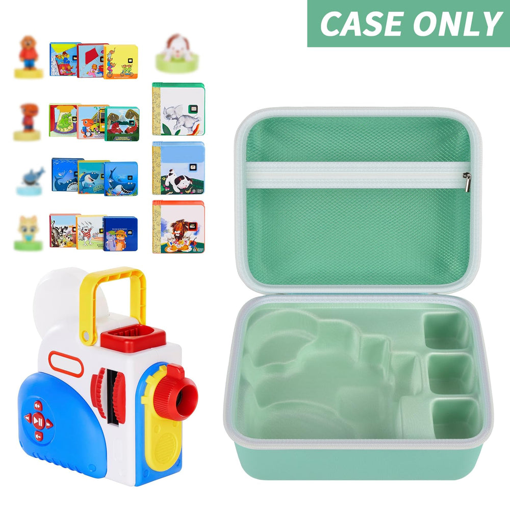 Grapsa travel organizer with mesh pocket helps carry multiple story sets neatly.