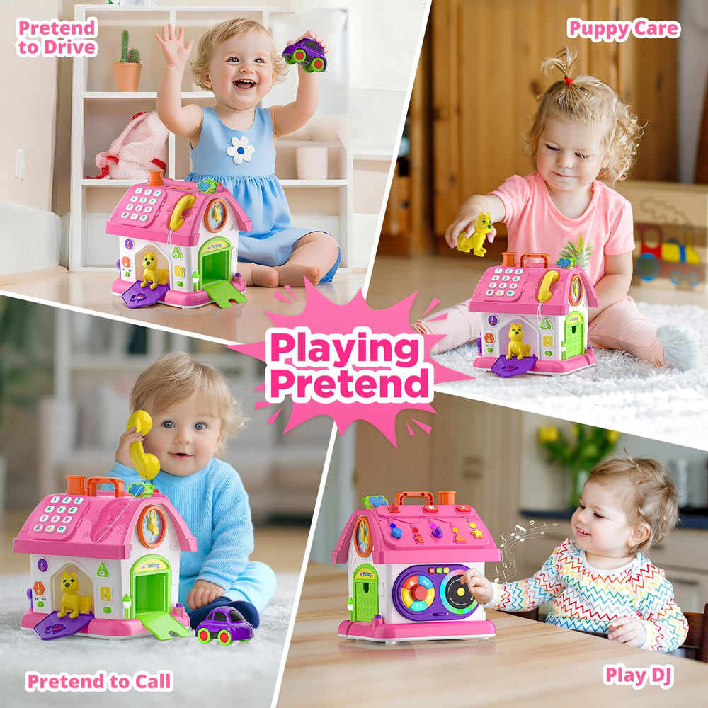 Grasili radio and disc with lights for color and sound learning.