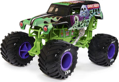 Grave Digger BKT tires provide enhanced traction for action-packed play.