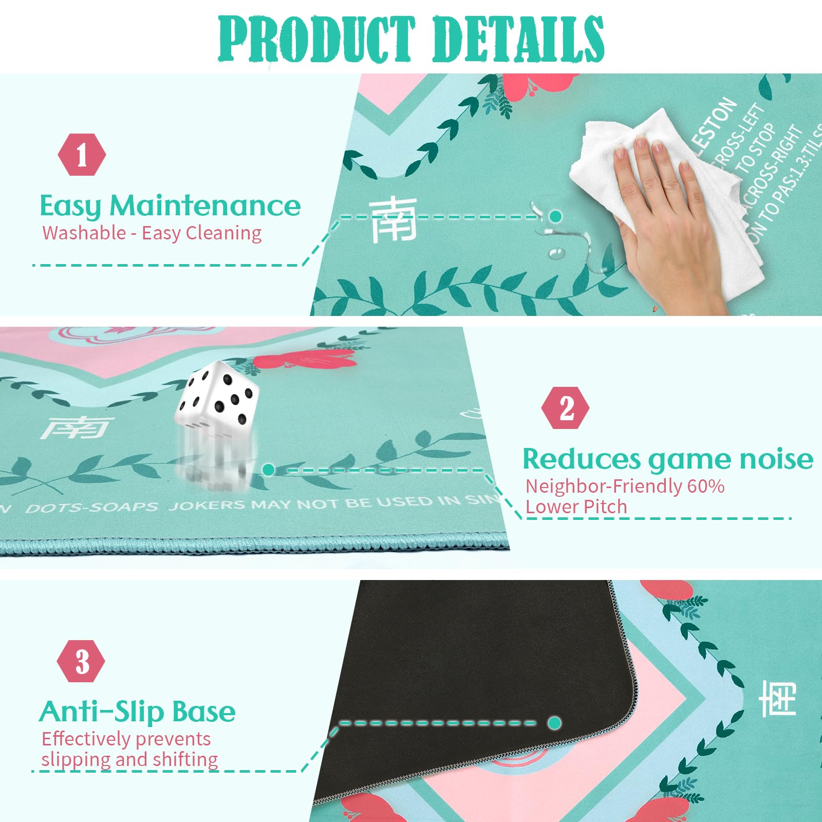 Great Dachong beginner guide printed on the mat helps quick learning.