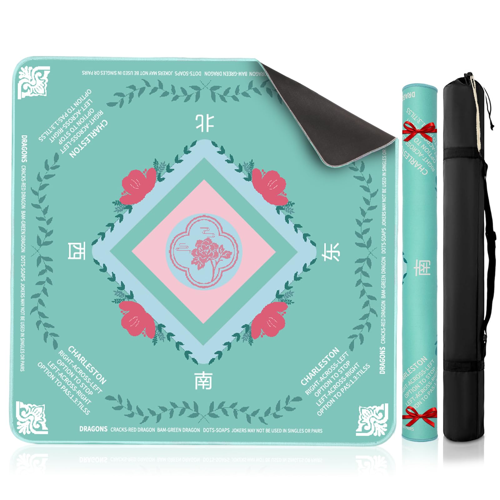 Great Dachong mahjong table mat with 31.5x31.5 inch surface for stable tile play.