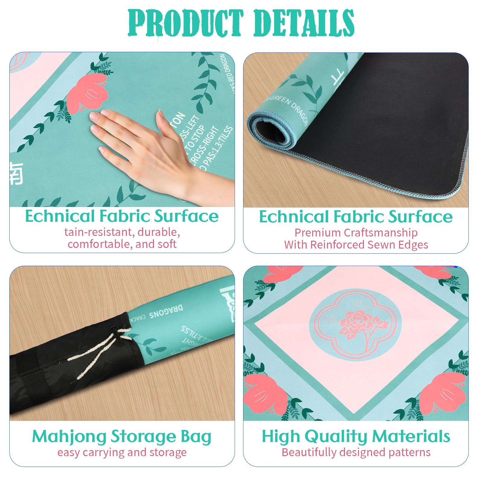 Great Dachong compatible with Mahjong, poker, board and card games.