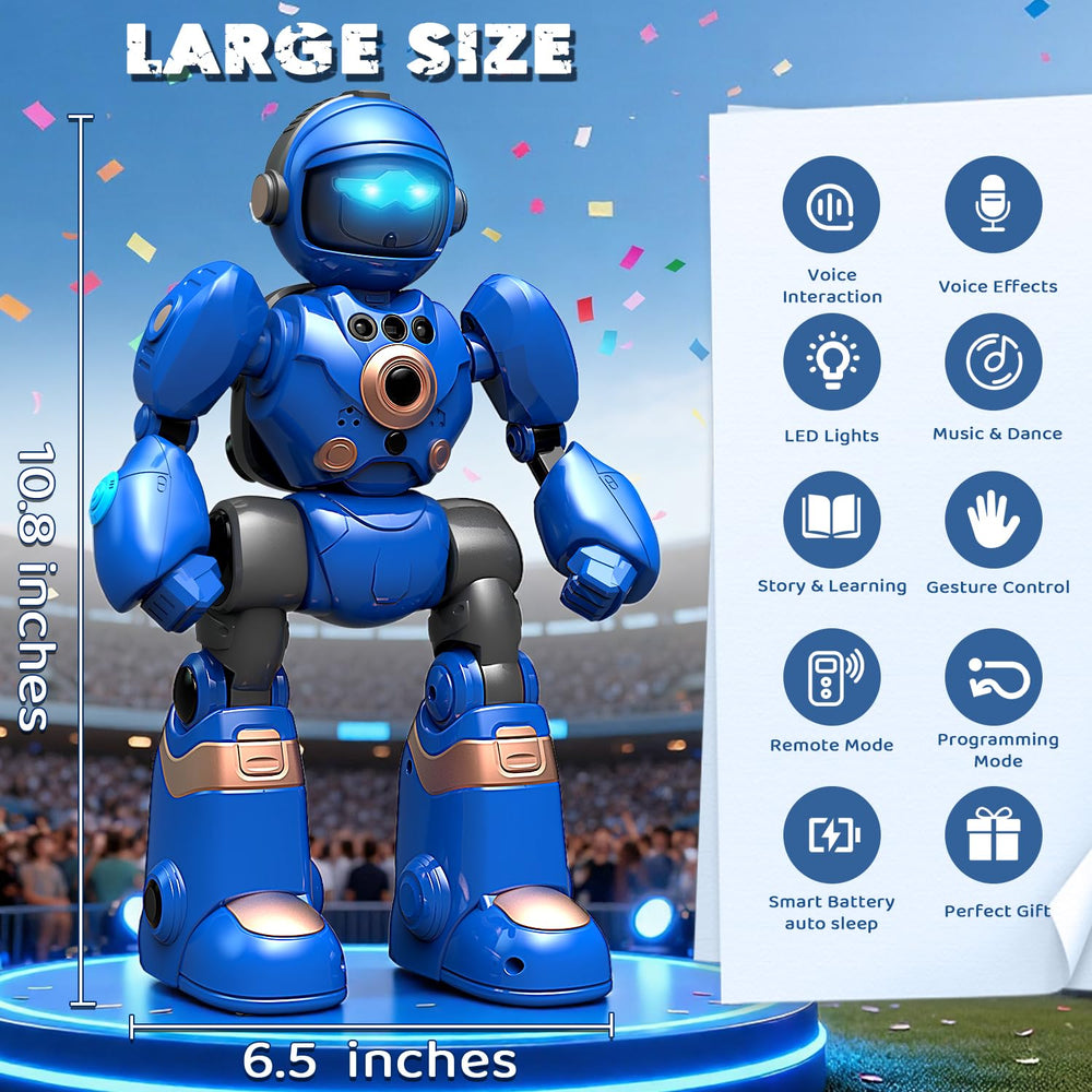 Great Dachong robot toy hand gesture control showing intuitive play