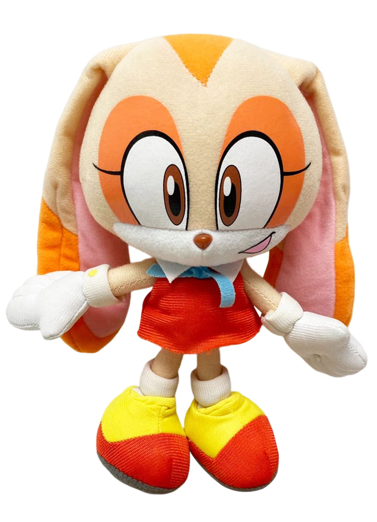Great Eastern Cream the Rabbit plush, 7.5 inches tall, a cozy Sonic fan collectible.