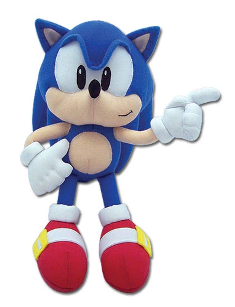 Great Eastern Entertainment Sonic Classic 9inch Plush front view for fans and collectors