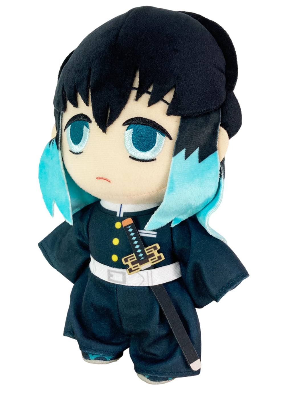 Great Eastern Muichiro Tokito plush holding sword, ideal for poseable display or gifting