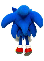 Great Eastern Entertainment Sonic 14-inch plush, side view, ideal for display and hugging.