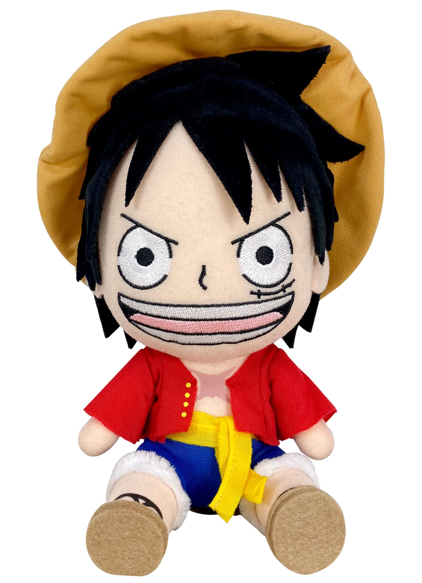 Great Eastern Entertainment Luffy Zou Arc sitting plush, ideal on a shelf or desk