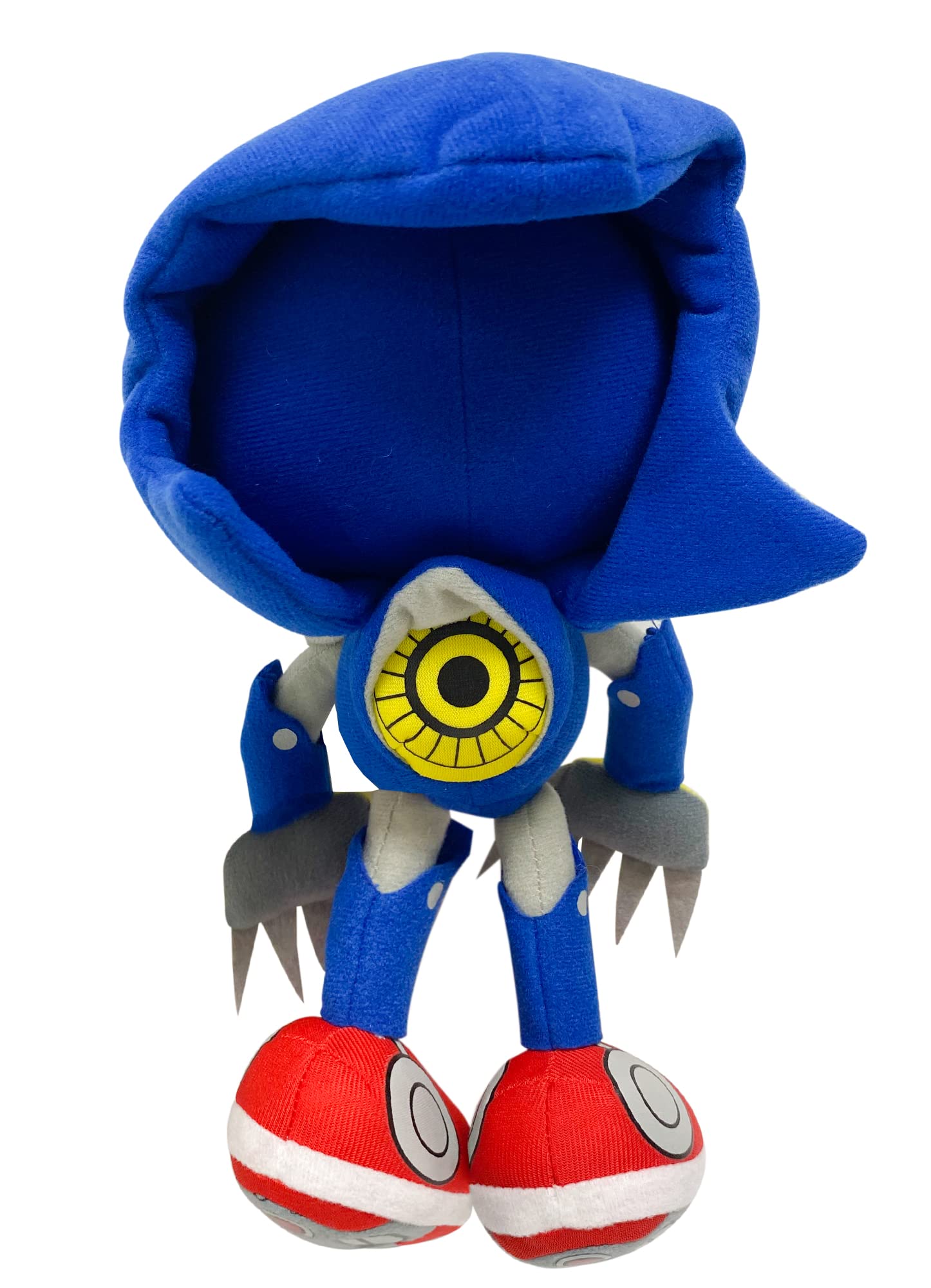 Great Eastern Entertainment Metal Sonic stuffed plush, side view, perfect for shelf display.