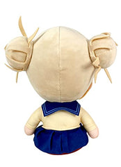 Great Eastern Entertainment MHA Himiko Toga plush close-up smiling face and fabric detail.