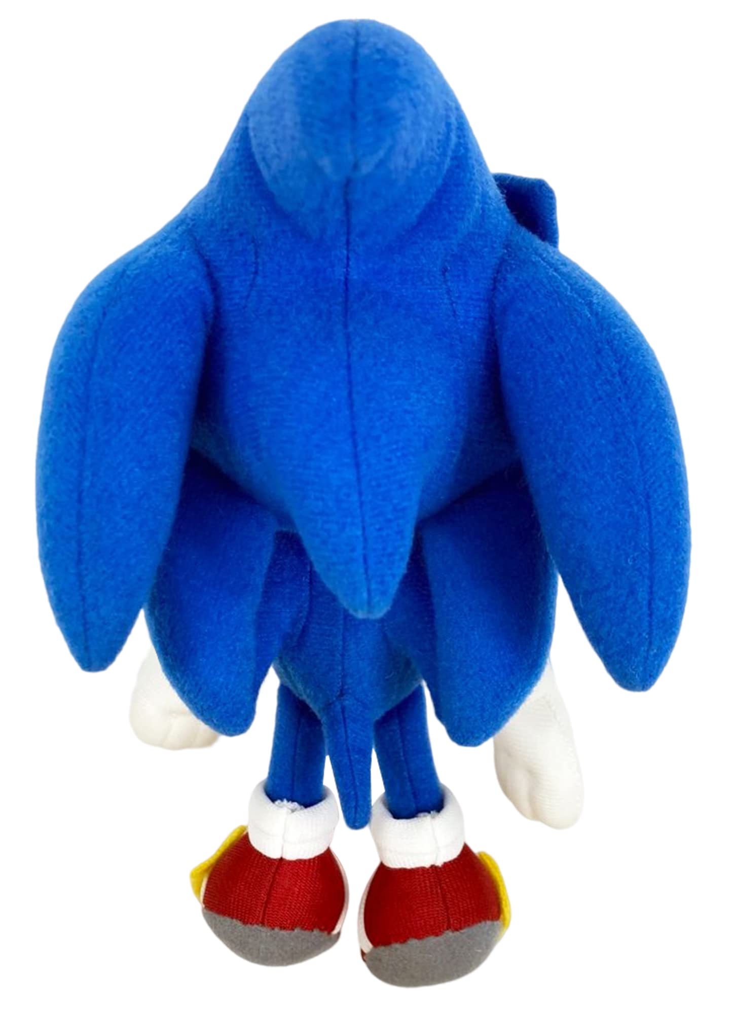 Great Eastern Sonic mini plush side view—compact desk companion for display or travel.